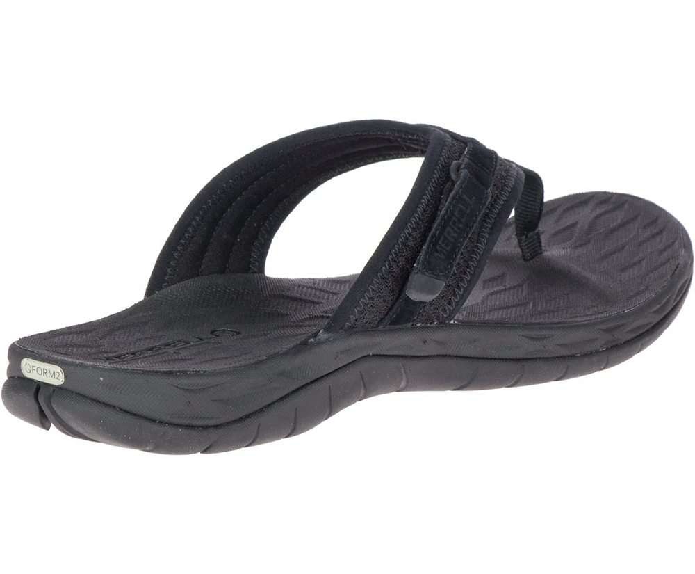 Sandały Merrell Damskie Czarne - Siren 2 Flip - 805923-AVQ